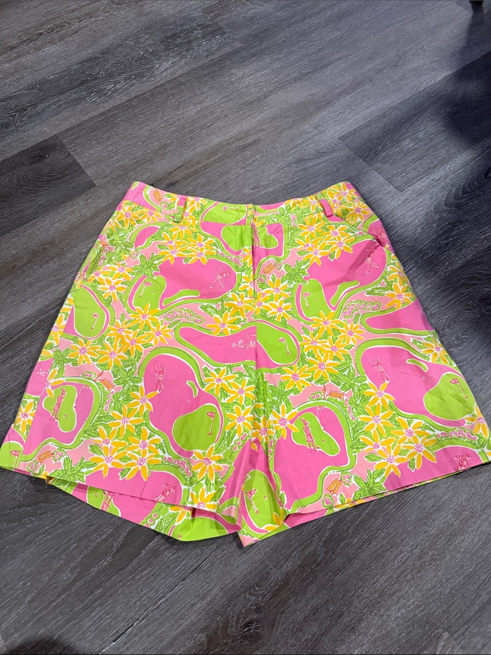 Lilly Pulitzer LINE DRIVE Print Bermuda Shorts
